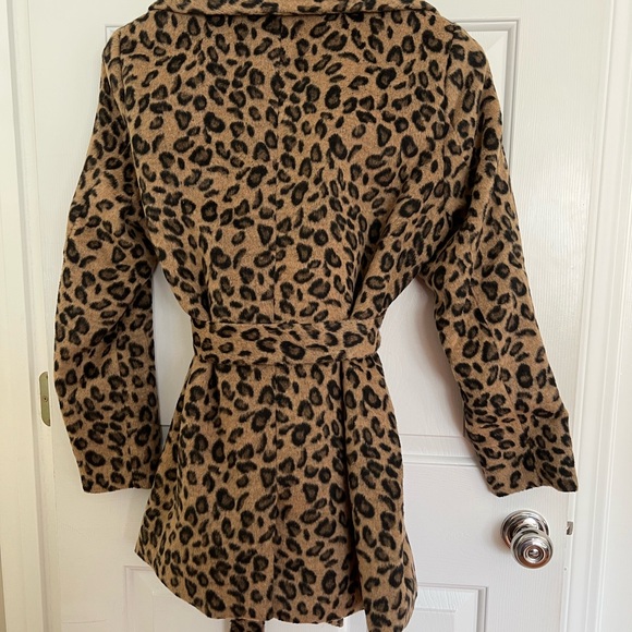 Mud Pie Leopard Coat - Picture 4 of 6